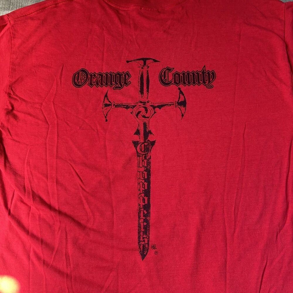 Vintage Orange County Choppers T Shirt Mens Size XL Sword Y2K